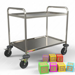 Servierwagen für Kids, Blanco-Servierwagen SW8x5-2, extra niedrig für Kinder