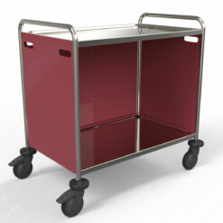 SW9x6-2 Servierwagen Farbe merlotred